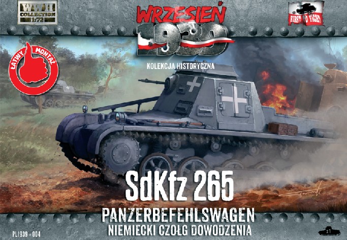 First To Fight 1/72 SdKfz 265 Panzerbefehlswagen German Command Tank