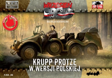 First To Fight Models 1/72 WWII Krupp Protze Polish Army Version Truck