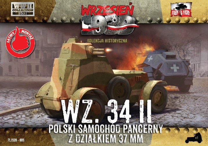 Image 0 of First To Fight 1/72 WZ34/II Polish Armored Car