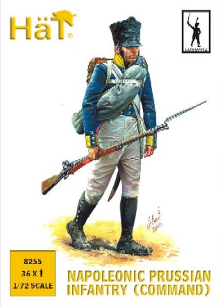 Image 0 of Hat 1/72 Napoleonic Prussian Infantry Command (36)