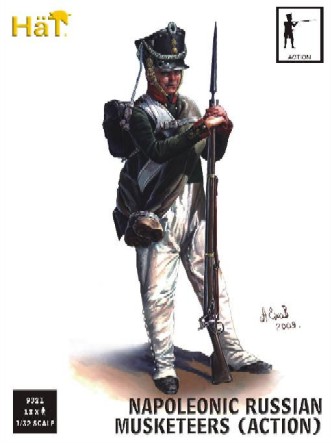 Image 0 of Hat 1/32 Napoleonic Russian Musketeers Action (18)