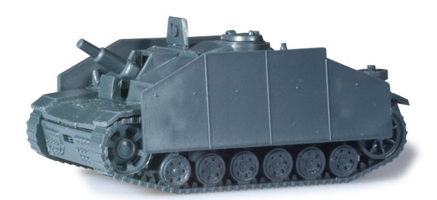 Herpa Minitanks 1/87 Sturmgeschutz III Tank w/Extra Armor (Re-Issue)
