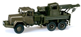 Image 0 of Herpa Minitanks 1/87 Magirus-Deutz Jupiter German Truck w/Crane