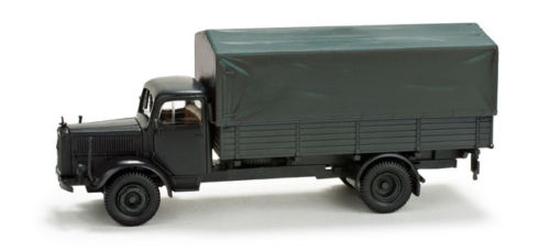 Image 0 of Herpa Minitanks 1/87 Mercedes L4500 Canvas-Type Cover Army Truck