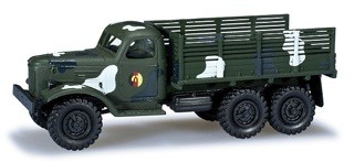 Image 0 of Herpa Minitanks 1/87 ZIL157 East German Army Stake Body Truck (D)