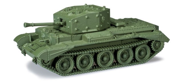 Image 0 of Herpa Minitanks 1/87 Cromwell IV KpfPz Mk VIII Tank w/75mm Kanone Gun