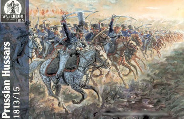 Image 0 of Hat 1/72 Waterloo: Prussian Hussars 1813-15 (14 Mtd)