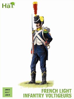 Image 0 of Hat 28mm Napoleonic French Light Infantry Voltigeurs (48) (D)