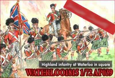 Hat 1/72 Waterloo: Highland Infantry 1815 in Square (44)