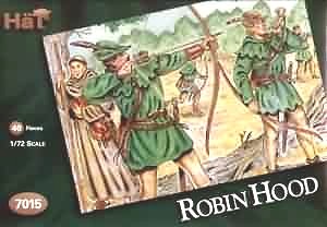 Hat 1/72 Robin Hood, Little John & Merry Men (40) 
