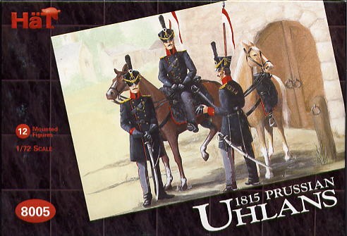 Image 0 of Hat 1/72 1815 Napoleonic Prussian Uhlans (12 Mtd)