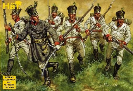 Image 0 of Hat 1/72 Napoleonic Austrian Line Infantry (48) 