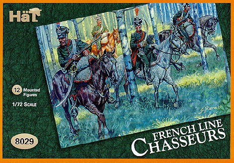 Image 0 of Hat 1/72 Napoleonic French Line Chasserus (12 Mtd)