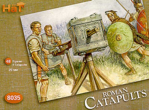 Image 0 of Hat 1/72 Roman Catapults (4 w/48 Figures) 