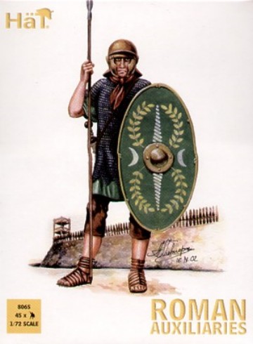 Hat 1/72 Roman Auxiliary Infantry (45 w/Shields)