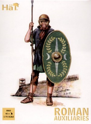 Image 0 of Hat 1/72 Roman Auxiliary Infantry (45 w/Shields) 8065