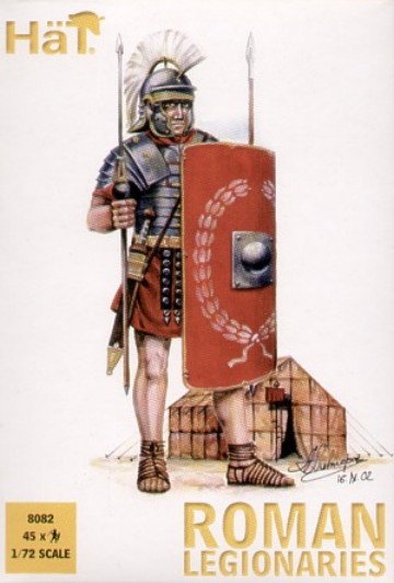 Hat 1/72 Roman Legionaires (45 w/Shields)
