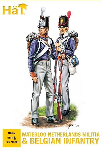 Image 0 of Hat 1/72 Waterloo Netherlands Militia & Belgian Infantry (48)