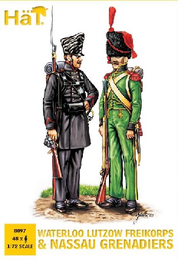 Image 0 of Hat 1/72 Lutzow Freikorps & Nassau Grenadiers (48) (Re-Issue)