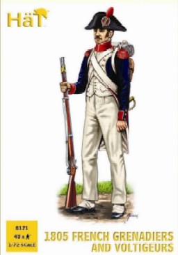 Image 0 of Hat 1/72 1805 French Grenadiers & Voltigeurs (48)