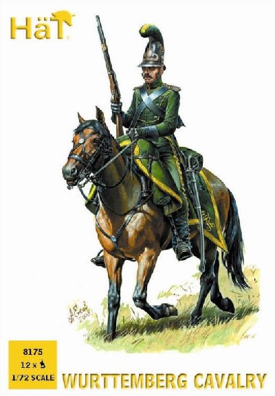 Hat 1/72 Napoleonic Wurttemberg Cavalry (12 Mtd) (Re-Issue)