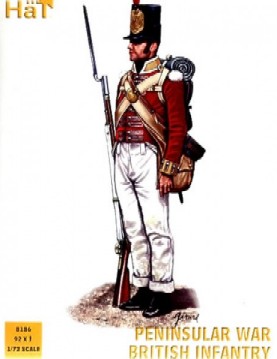 Hat 1/72 Napoleonic Peninsular War British Infantry (92) (Re-Issue)