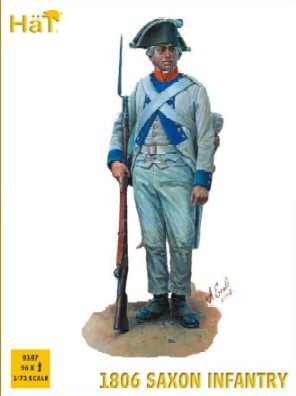 Hat 1/72 Napoleonic 1806 Saxon Infantry (96)
