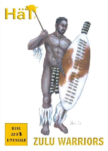 Image 0 of Hat 1/72 Zulu Warriors Set 8191