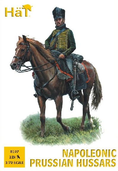 Image 0 of Hat 1/72 Napoleonic Prussian Hussars (12 Mtd)