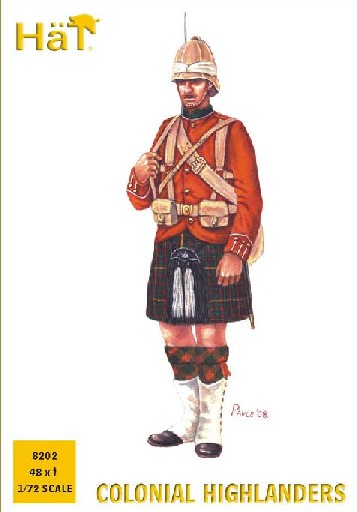 Hat 1/72 Colonial Wars Highlanders (48) (Re-Issue)