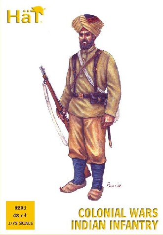 Image 0 of Hat 1/72 Colonial Wars Indian Infantry (48)