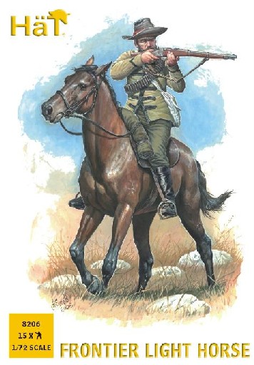 Image 0 of Hat 1/72 Frontier Light Horseman (15 Mtd) (Re-Issue)