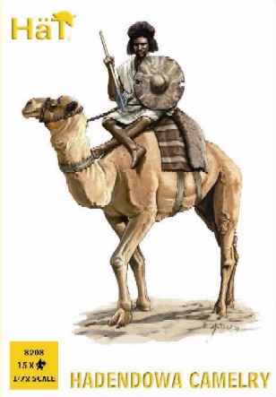 Hat 1/72 Colonial Wars Hadendowa Camelry (15 Figs & 12 Camels)