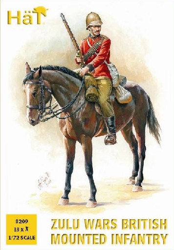 Image 0 of Hat 1/72 Zulu Wars British Infantry (18 & 12 Horses) (Re-Issue)