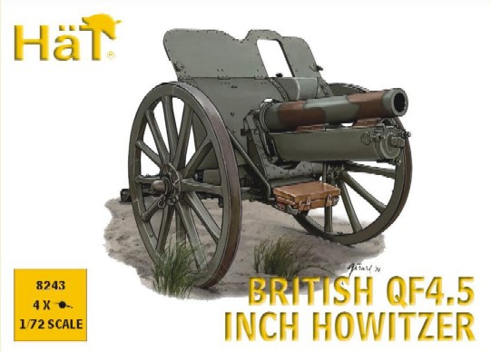 Image 0 of Hat 1/72 WWI British QF4.5 Inch Howitzer (4)