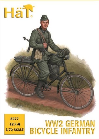 Image 0 of Hat 1/72 WWII German Bicycle Infantry (12)