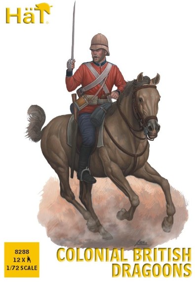 Hat 1/72 Colonial British Dragoons (12 Mtd)