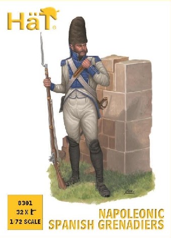 Image 0 of Hat 1/72 Napoleonic Spanish Grenadiers (32)