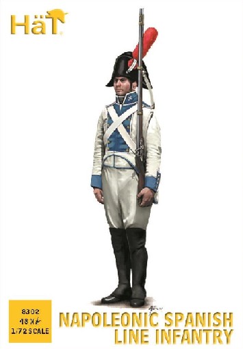 Hat 1/72 Napoleonic Spanish Line Infantry (48)