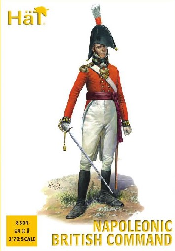 Image 0 of Hat 1/72 Napoleonic British Command (24) (Re-Issue)