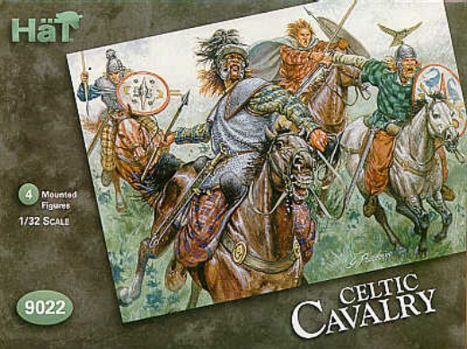 Image 0 of Hat 1/32 Celtic Cavalry (4 Mtd)