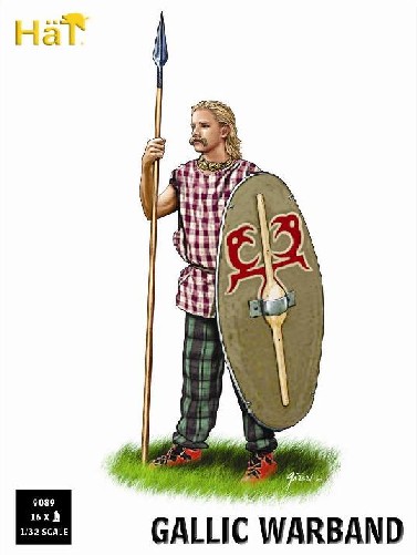 Hat 1/32 Gallic Warband (16) (Re-Issue)