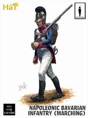 Hat 1/32 Napoleonic Infantry Bavarian Infantry Marching (18)