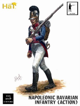Hat 1/32 Napoleonic Infantry Bavarian Infantry Action (18)