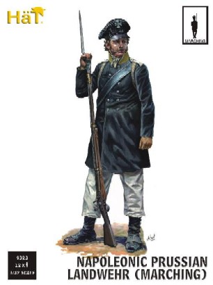 Image 0 of Hat 1/32 Napolenic Prussian Landwehr Marching (18)