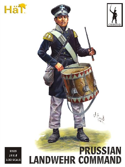 Image 0 of Hat 1/32 Napoleonic Prussian Landwehr Command (18)