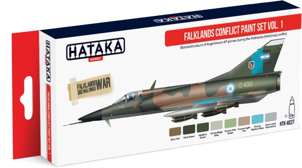 Image 0 of Hataka Hobby Falklands Conflict Argentinean AF Vol.1 Paint Set (8 Colors) 17ml B