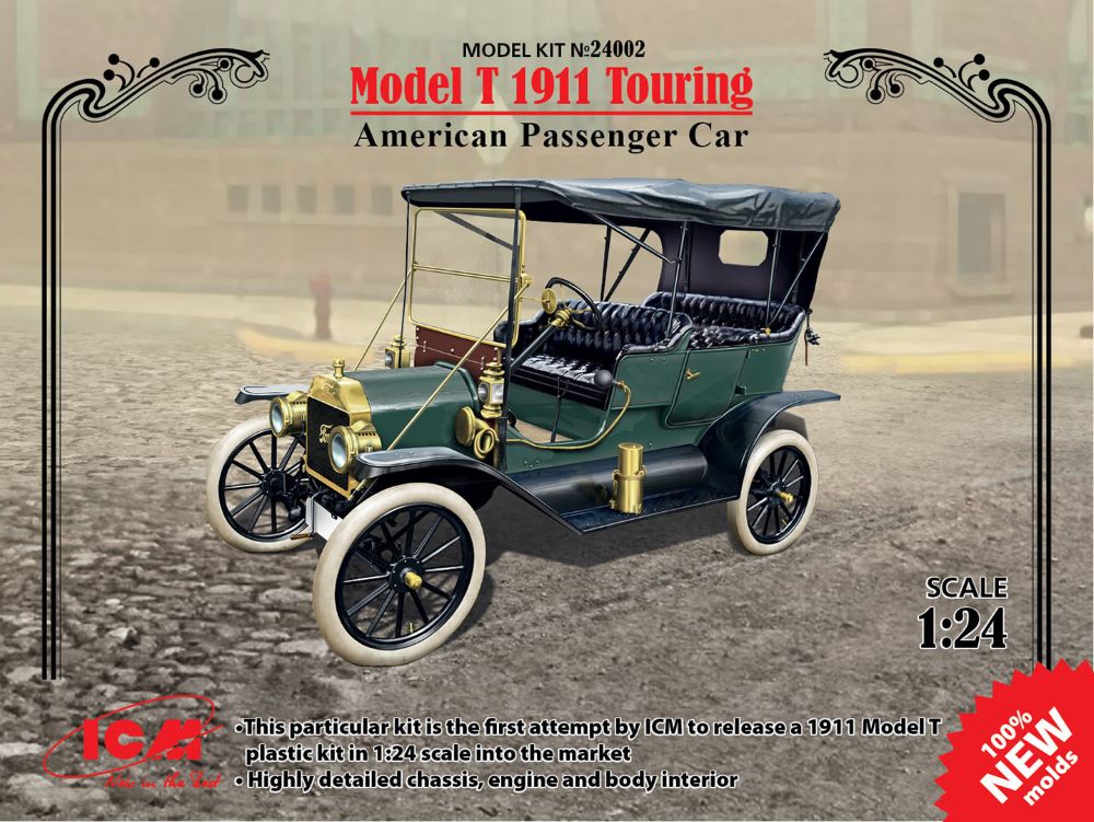 Image 0 of ICM Models 1/24 Model T 1911 Touring American Passenger Car