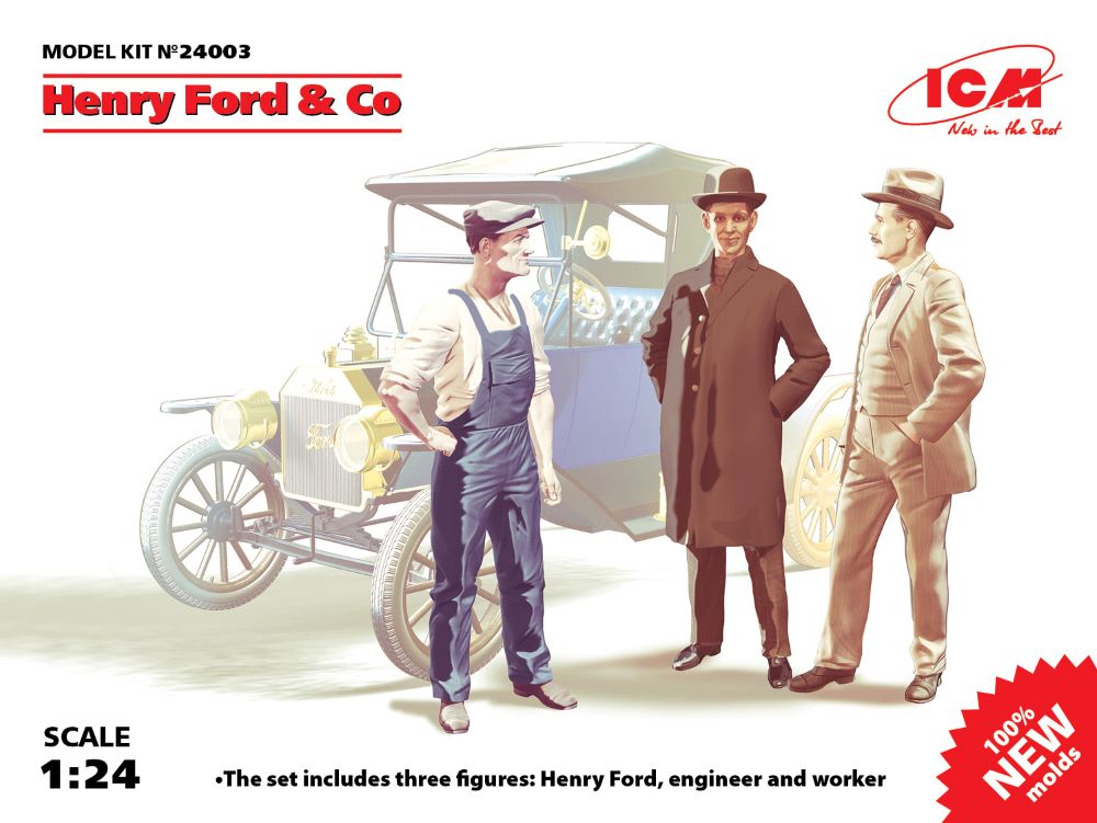 ICM Models 1/24 Henry Ford & Co. Figure Set (3)