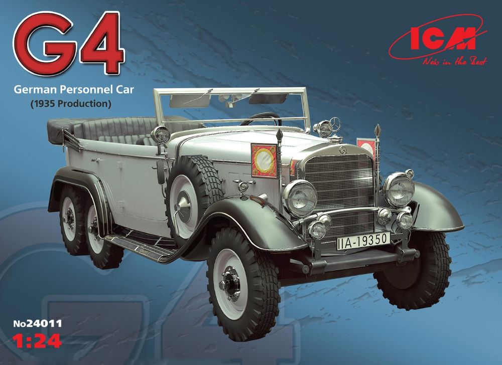 ICM Models 1/24 G4 1935 Production German Personnel Car